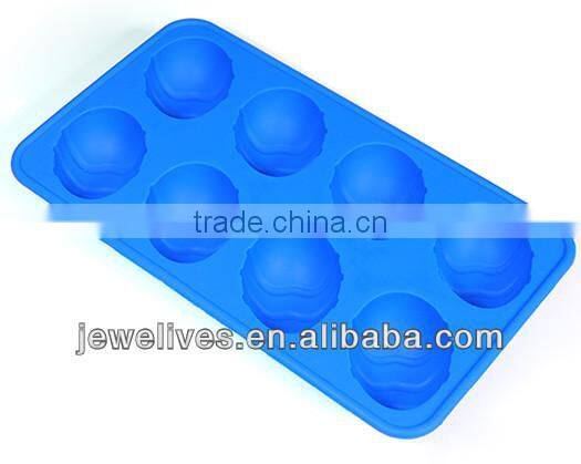 Sedex Approved Factory 100% Food Grade Silicone Egg Shaped Cake Pan