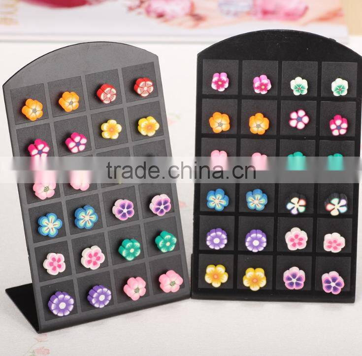 fashion New Design Flower Earring Designs for Women,Kids polymer clay Earrings Fashion
