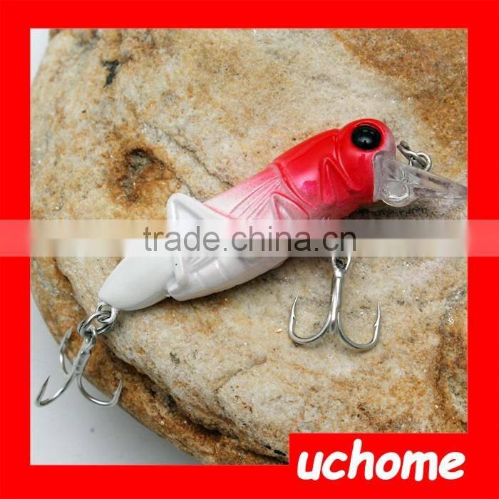 UCHOME Artificial Grasshopper Bait Lure Hard Plastic Lures Bionic Fishing Lures
