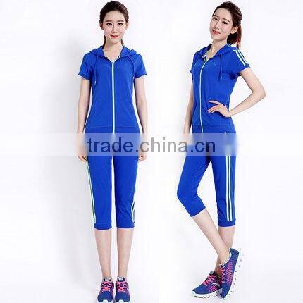 Woman tracksuit sportwear, OEM women tracksuit and sport suits set