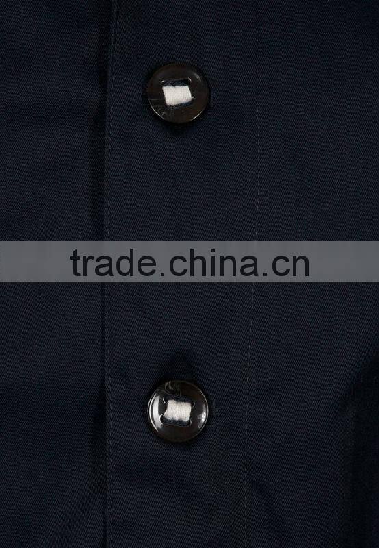 ALIKE slim fit cotton long wind coat for men