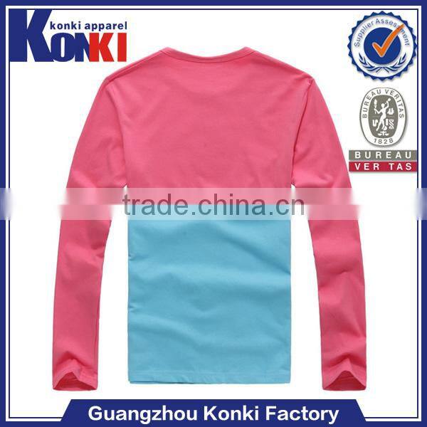 Custom two color fashion long sleeve compression shirt