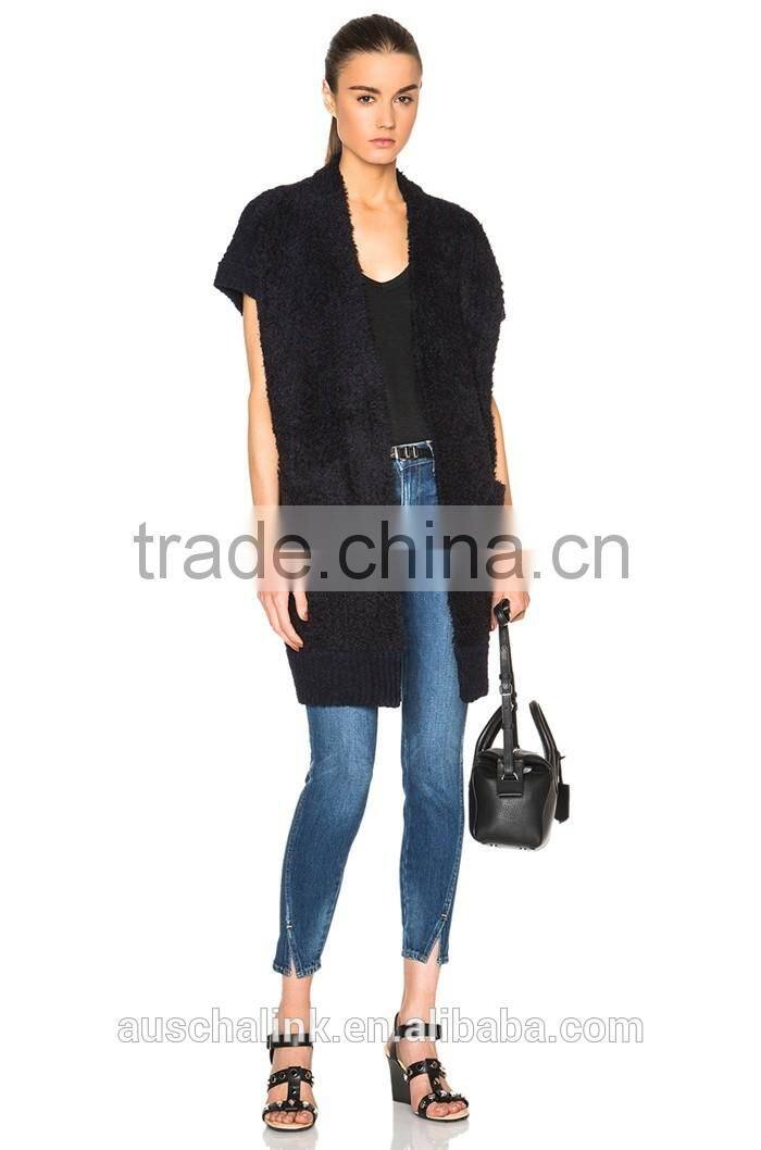OEM service high quality custom women fancy sweater vest