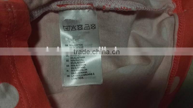 Yiwu stocks lots girl's most popular long sleeve pink t-shirt