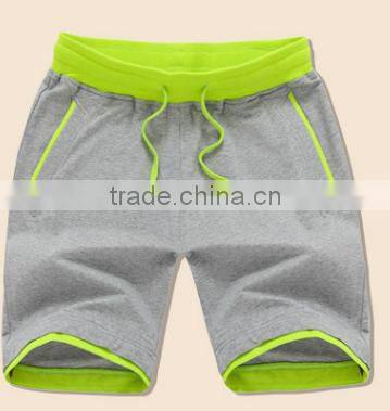 Custom cotton men's fashionable jogger shorts for outdoor running bottoms