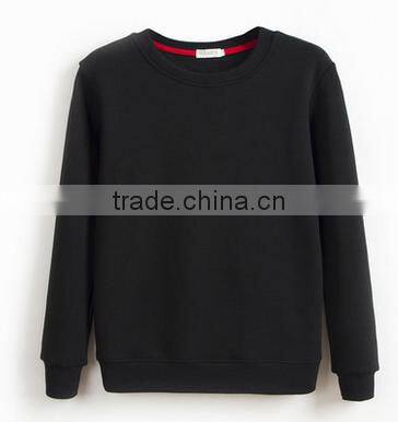 customized design plain blank crewneck pullover fleece TC65/35 cheaper hoodies/sweatshirt