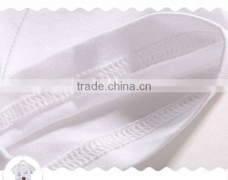 Family Beach Style Clothing Set Couple T-shirt Design China lovely family matching clothing plain t shirt