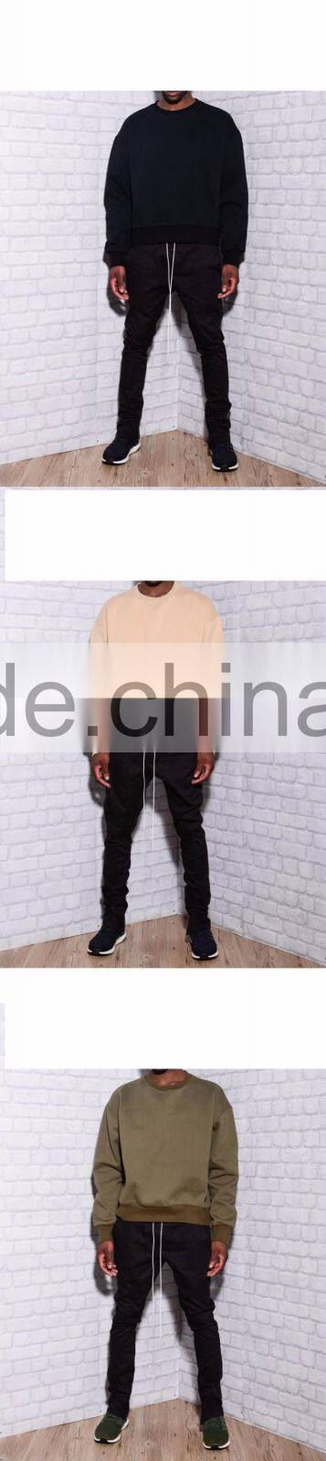 Good Quality Crew Neck Sweatshirt T-Shirts 100%cotton Fleece Sweatshirt Mens Hoddies Plain Hoodies Men