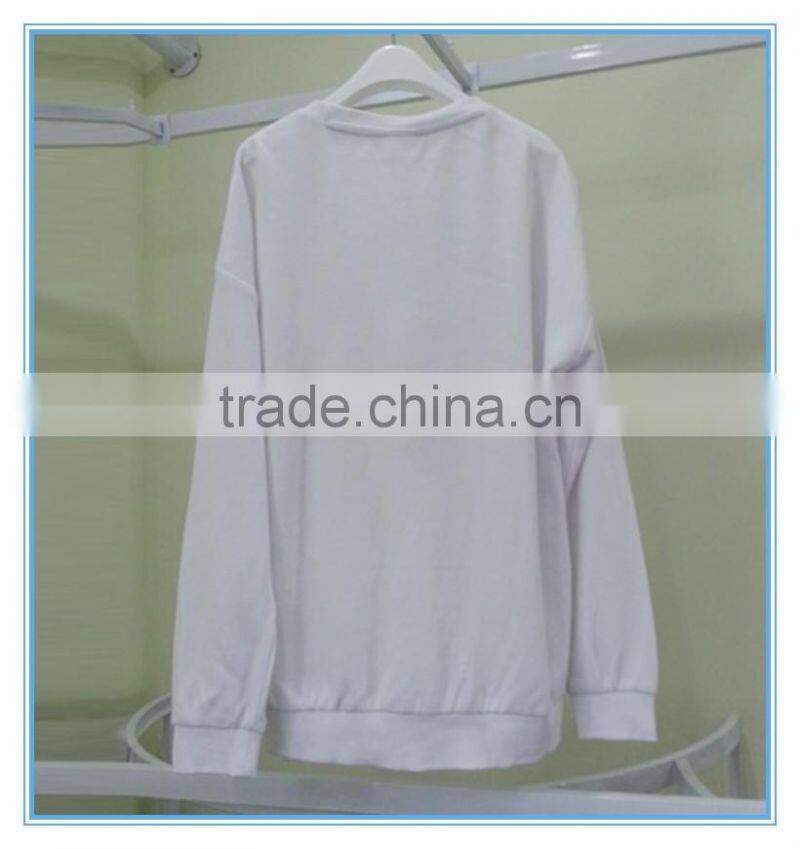 Knitted pullover sweatshirt hoodies, custom hoodies/sweatshirt, plain round neck t-shirt