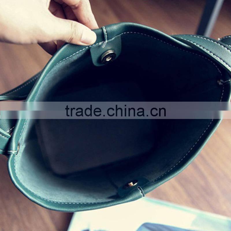 2017 Fashion Women Shoulder Bag Leather Handbags High Quality Large Ladies Bucket Shoulder Bags
