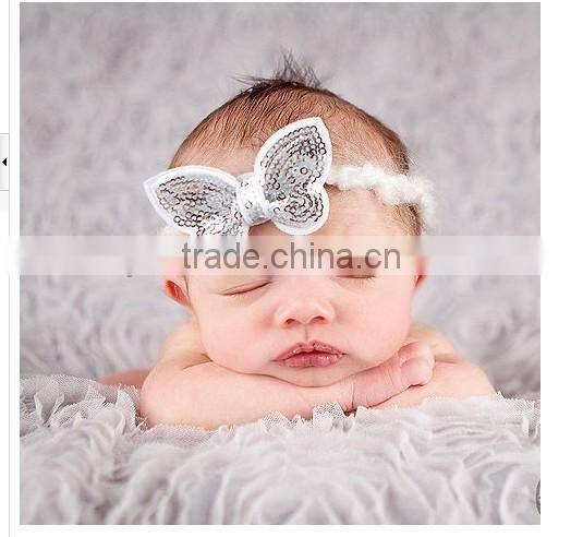 Kids Girls Baby Headband Toddler Bow Flower Hair Band Accessories Headwear