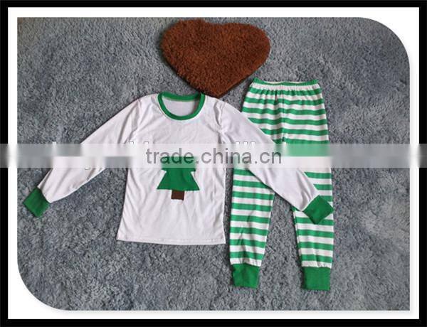 Persnickety christmas Baby kids unisex stripes pajamas clothing set sleeping bedding outfits