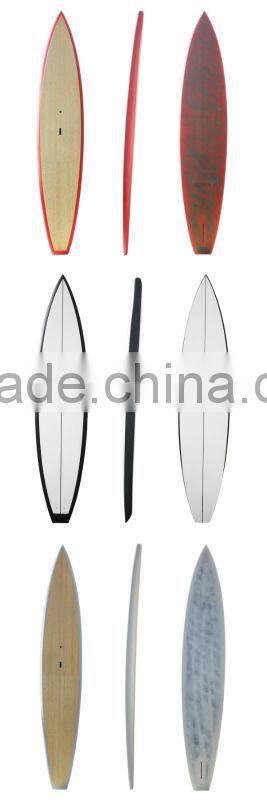 Custom Quality High Performance eps Foam Bamboo Race SUP Board
