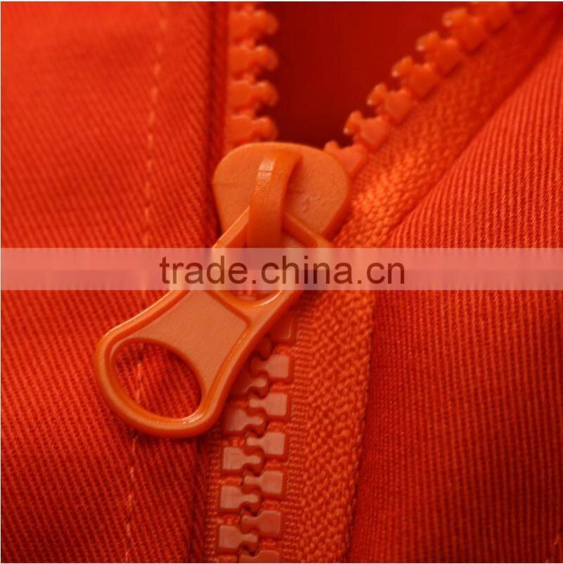 Juqian China quality professional workwear uniform manufcturer orange black Breathable mens overall uniform
