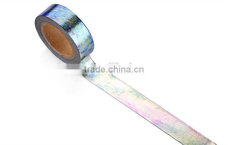 Gasoline Galaxy Blue Foil Washi Tape