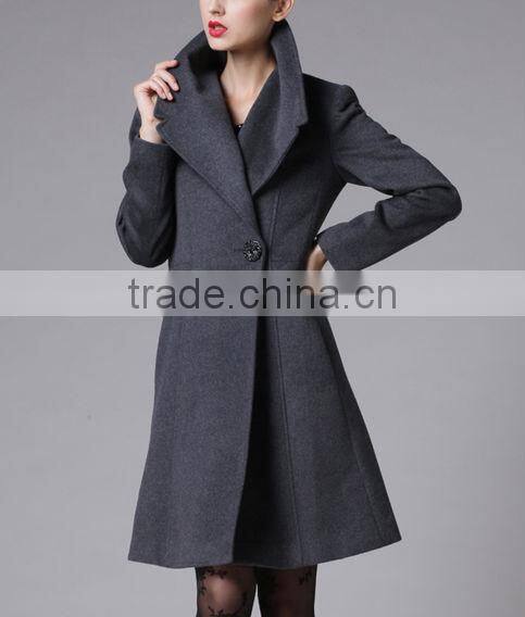 Autumn/ Winter women long coat turkey / women's Coat keep warm