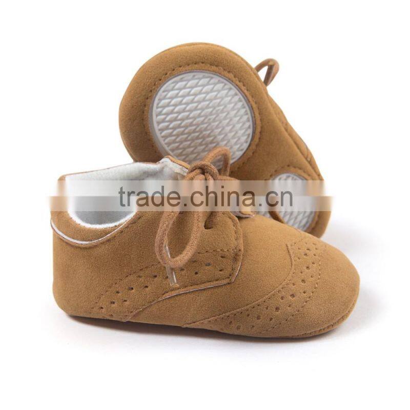 baby boys fashion shoes, PU baby shoes with strings, new design baby boy shoes