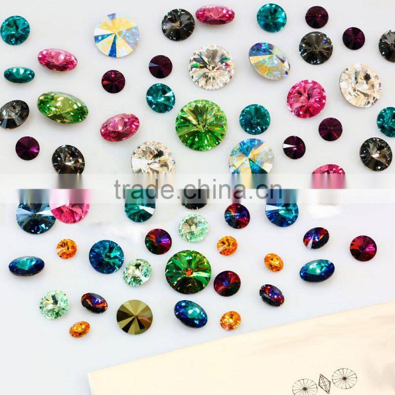 Point back Rhinestone Sew On Rhinestones, Point back sew-on stone crystal