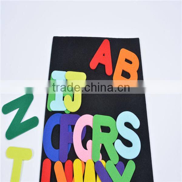 English alphabet capital ABC~ felt flannel board set study letter