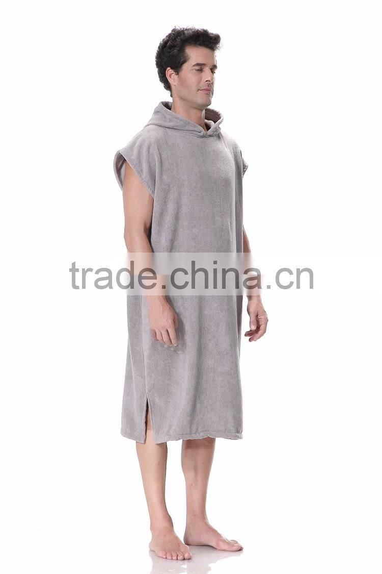 Microfiber hooded towel surf hooded poncho towel
