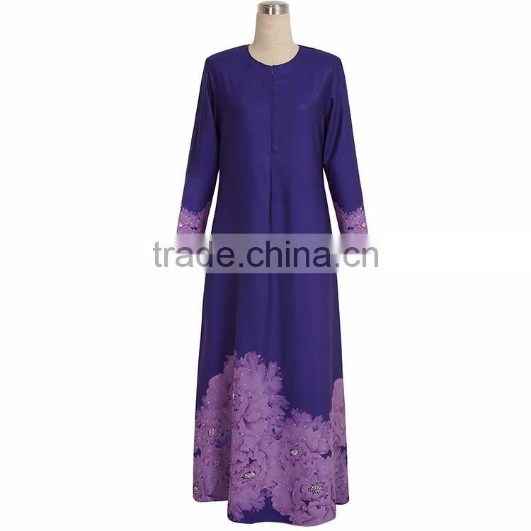 women fancy muslim dress/sym high end muslim abaya kaftandress/ islamic muslim women dress