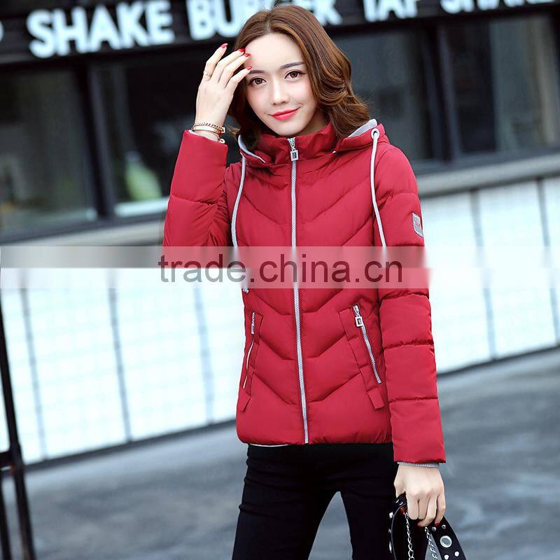 Women 2017 New Parka Casual Outwear Military Hooded