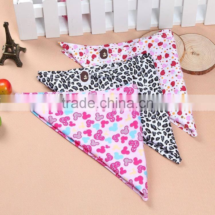 promotion baby bib bandana large size cotton triangle bib