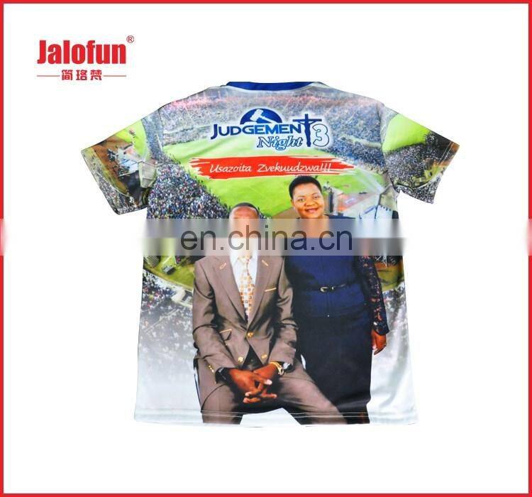 Factory supply custom logo CVC mens a shirt