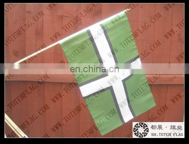 Small Hand Held Stick Flag , Blank Hand Pennant Flags