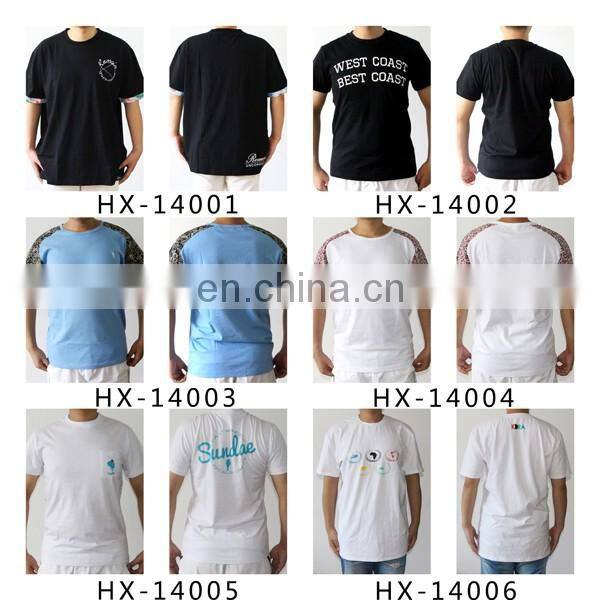 2015 wholesale high quality cotton custom t-shirt, man t-shirt