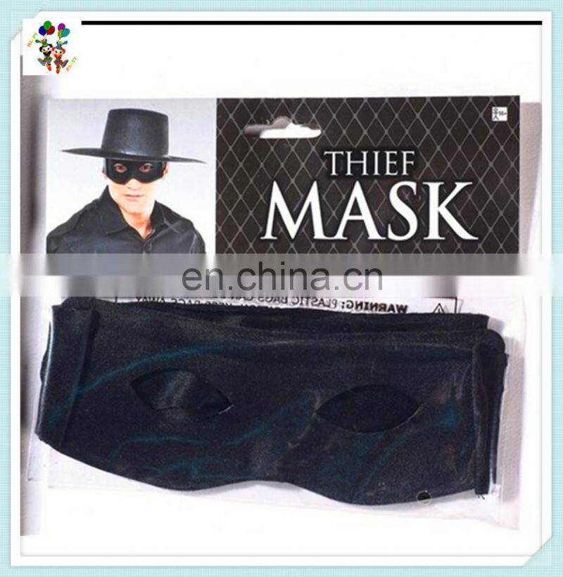 Cheap Black Cop Robber Zorro Bandit Masquerade Party Eye Masks HPC-0459
