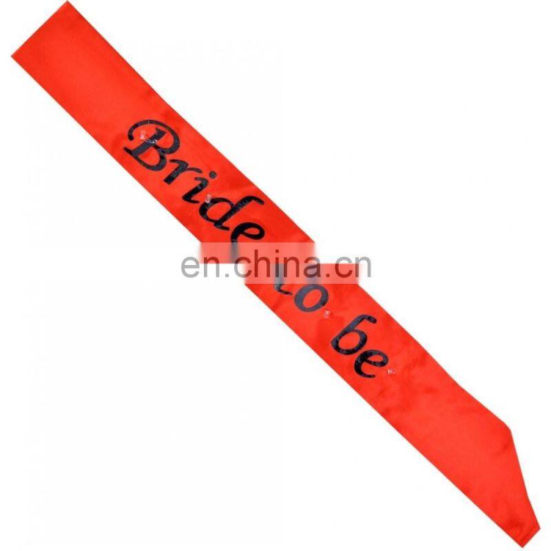 Hen Party Sashes Pink Wedding Accessory Ladies Night Out Sash Hot Pink