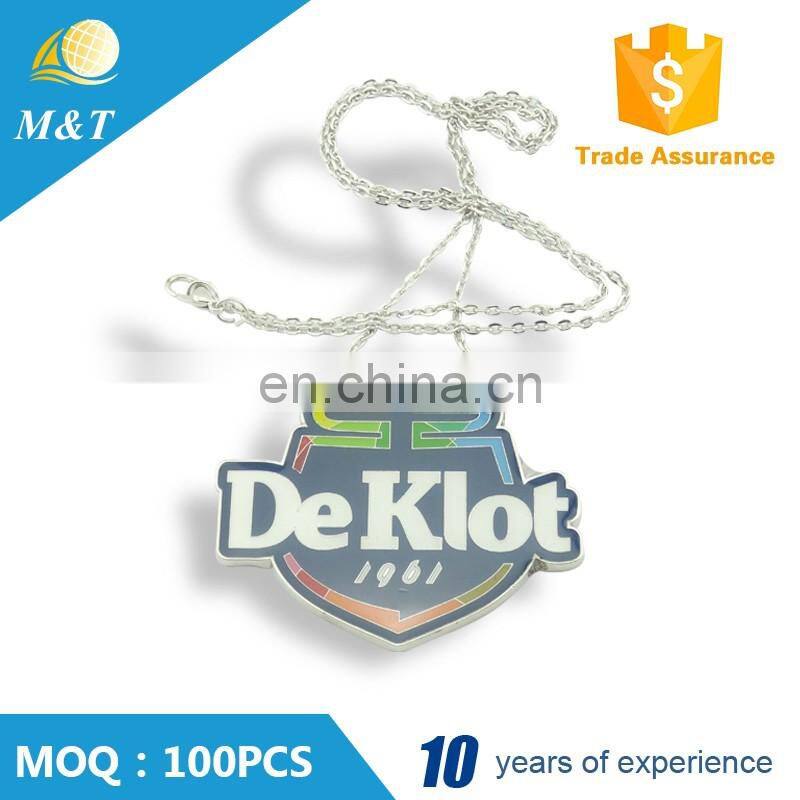 Promotional custom cheap stamped logo printed with epoxy metal military dog tags