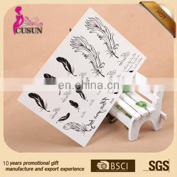 China tattoo stickers for girls Fashion intimate temporary tattoo