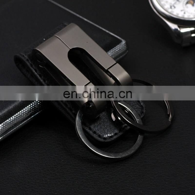 Promotional Gift Keyring, Personalized Leather Business Men Belt Keychain
