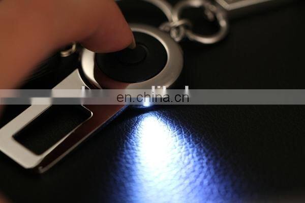 HOT PROMOTIONAL YOUR LOGO KEYRING HIGH QUALITY LED FLASH KEY CHAIN