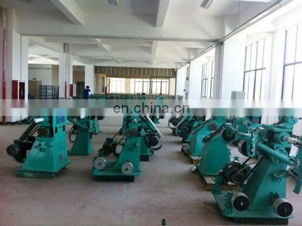 Two wheels abrasive belt brass metal grinding polishing machine