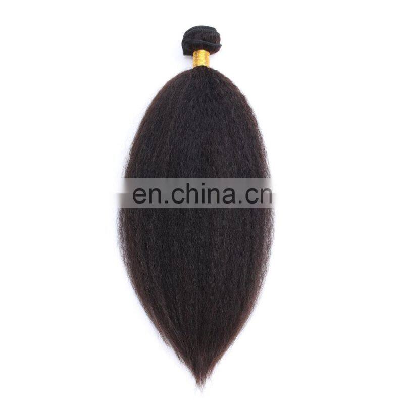 kinky straight wholesale virgin human hair extensions indian