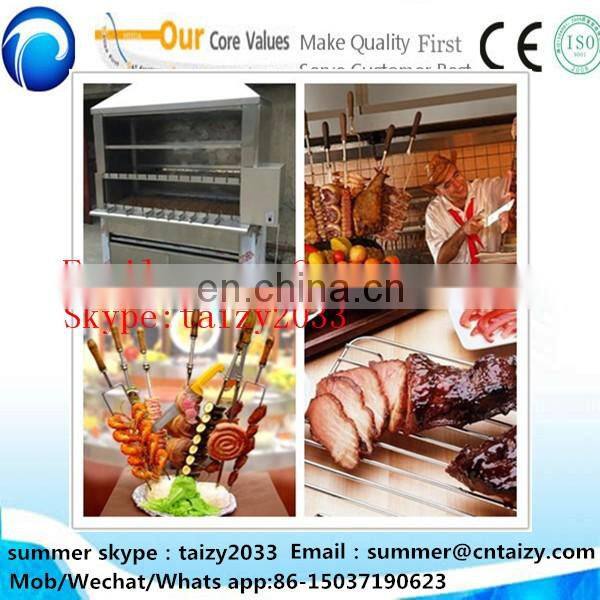 Meat /corn rotary roaster machine with best price brazilian churrascos machine