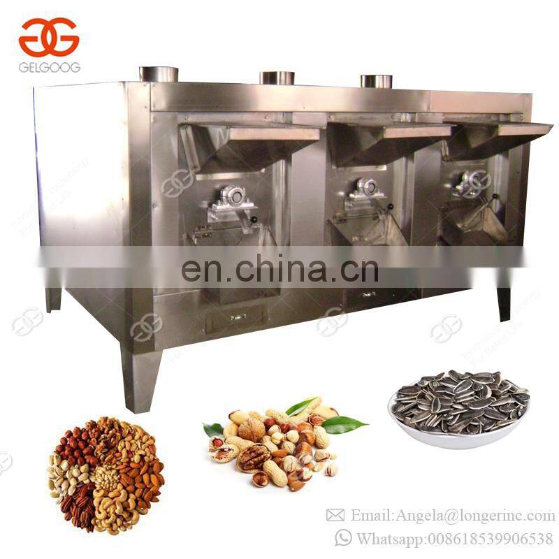 Electric Sesame Seed Almond Corn Roaster Soybean Cashew Nut Peanut Toasting Machine Pistachio Cocoa Bean Roasting Machine Price