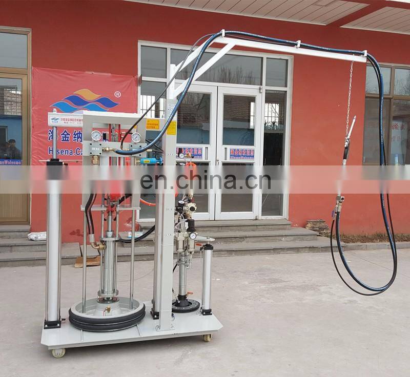 ST05 two component adhesive filling on double glazing glass frame window glazing glass making machine
