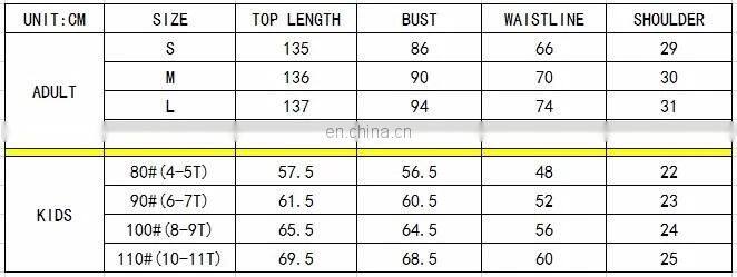 2019 New family matching clothing parent-child clothing soft summer dress (this link for MOM)