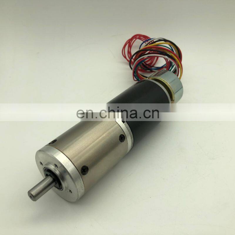 42mm high torque brushless dc planetary gear motor with electric brake