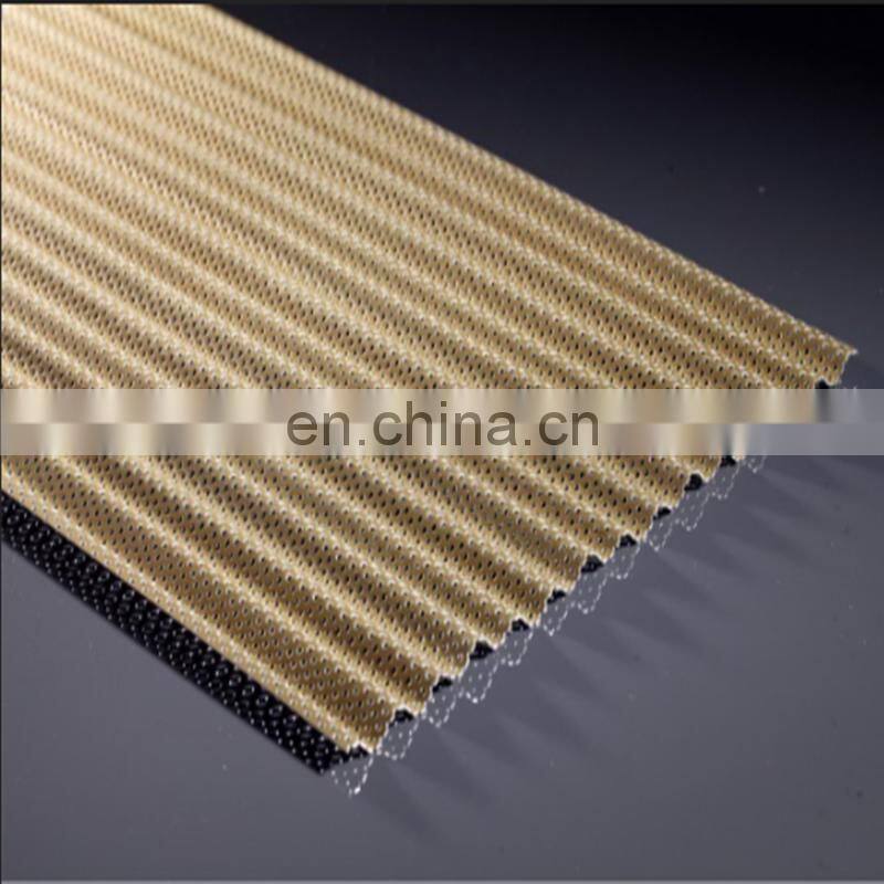 Corrugated Wood Wall Cldding Aluminium Spider Facades Perforated Metal Panel
