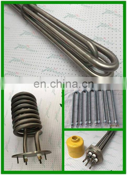 3kw/6kw/9kw/12kw/15kw Electric Industrial rod tube tubular immersion water heater for Liquid heating