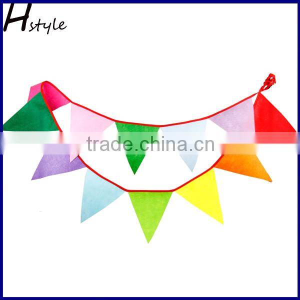 Fabric Bunting Pennant Flags Banner Party Wedding Christmas Decoration PLC009
