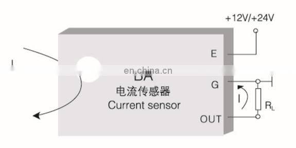 DC Leakage current sensor BA50L-AI/V Input 0-1A Leakage current output dc0-5V