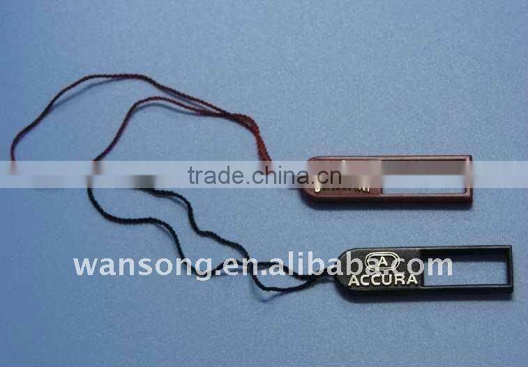 Alibaba China supplier custom made hang tag plastic string seal