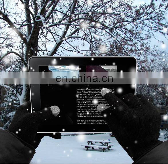 Knitting Winter Warm Cell Phone Gloves For Touch Screen