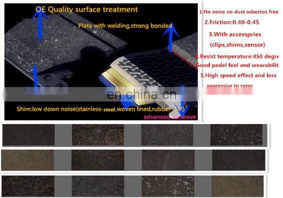 China Supplier brake Shim Brake Pad Anti Noise Shim for car D1169